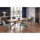 Стол обеденный HALMAR BACARDI дуб натуральный/черный 160-220/90